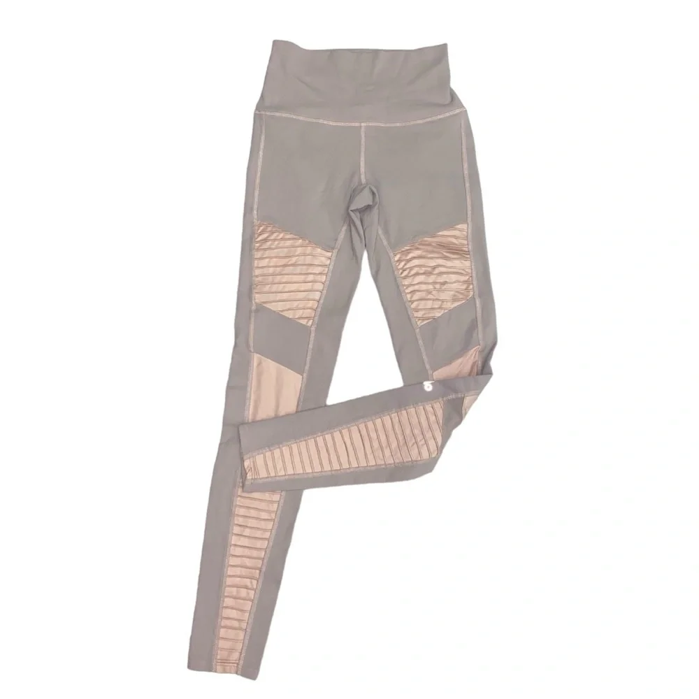 ALO Yoga High Waisted Moto Leggings Gray size xs